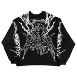 Dodobye Men's Warm Quality Knit Sweater Women's Pullover Streetwear Wool Sweater Punk Vintage Top Gothic Y2K Winter Clothing