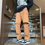 Dodobye Streetwear New Fashion Multi-pocket Casual Pants Men Y2K Harajuku Vintage Popular Gothic Joker Tooling Sports Casual Pants