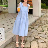 Dodobye Fashion French Style Women Bow Tie Suspenders Dress Tighten The Waist 2024 Spring Summer New Dress Fashion Princess Lovely Dress