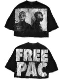 Dodobye Y2k Free Pac Graphic T Shirt American Casual Vintage Print Tops Oversized T Shirt Couples Gothic Streetwear Goth Men Clothes