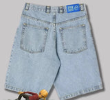 Dodobye 1990s Big boy Short for Men Streetwear Baggy Jeans Embroidery Denim Leisure Short Mujer Hot Traf Men shorts jean Skate jeans men