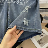 Dodobye Ins hole American cowboy shorts summer 2024 new wide-legged boys five-point sports basketball pants Joker wearing hot pants