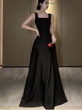 Dodobye Sexy Backless Evening Party Dress Sleeveless Solid A-line Long Dresses for Women Spring Summer Prom Robe Vestidos Mujer New