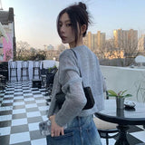 Dodobye Spring Summer Lazy Knitted Tops Women Y2k E-Girl Slim Fit Single Breasted Sweater Mujer Long Sleeve Thin Cardigan Coats