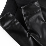 Women's Gothic Half Skirt Summer Basic Hundred Leather Short Diablo Style Half Skirt Women's Bottoms