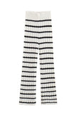 Dodobye Striped Knit Tie-up Tank Top Pants Suits