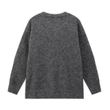 Black Friday Dodobye Autumn New Women's Fashion Versatile Loose Round Neck Long Sleeve Hoodie Sweater Casual Knitted Top