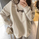 christmas outfit Dodobye Long-sleeved autumn and winter sweatshirt, round neck ins top, thickened new style, loose and lazy winter clothes women y2k top