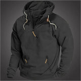 thanksgiving outfit Dodobye American Retro Men Hoodie Autumn Winter Long Sleeve Sweatshirt Oversize Loose Zip Hooded Pullover Fashion Vintage Streetwear Top