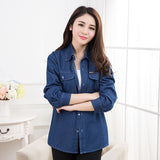 Dodobye 2025 New Women Basic Coat Denim Jacket Women Autumn Denim Jacket For Women Jeans Jacket Women Denim Coat Lady Loose Casual 4XL