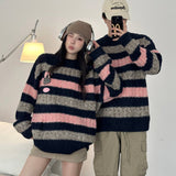 christmas outfit Dodobye Autumn and winter couple wear cartoon pullover sweaters for men and women, college style casual sweaters, high-end y2k clothing