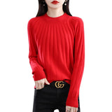 Dodobye 2025 New Autumn Women Pullover Sweater Fashion O-Neck Knitted Female Jumper Long Sleeve Winter Black Soft Elastic Knitwear Tops