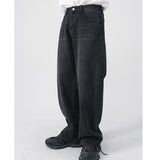 Dodobye Men'S Jeans New Korean Version Personalized Straight Leg Wide Leg Pants 2025 Season New Fashionable Retro Men'S Pants Black Gray