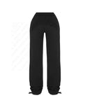 Dodobye Black zip-up hoodie sweatpants Two-piece Y2K Clothing Women's hip Hop Solid color embroidered casual sweatshirt casual pants emo