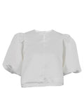 Dodobye Oversized Puff Sleeve Blouse