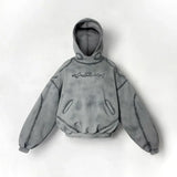 Dodobye 90s Streetwear New Winter Gothic Wasteland Style Washed Old Faded Three Dimensional Lines Hooded Sweatshirt Texture Simple Loose Couple Hoodies