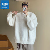 christmas outfit Dodobye American retro mohair sweater men's autumn and winter high-end coat sweater loose lazy style women clothing y2k tops emo