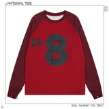 christmas outfit Dodobye Print Raglan Zip Up Sleeve Sweatshirt