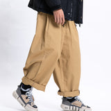 Dodobye 2025 Spring New Cityboy Casual Pants Japanese Loose Fashion Versatile Wide Leg Pants Solid Color Work Pants Men And Women