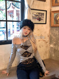 Dodobye Autumn Sweet Lace Slim Tops Y2k E-Girls Kawaii Hollow Tops Long Sleeve Korean Fashion T Shirts Harajuku Elegant Clothing Chic