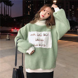 christmas outfit Dodobye Lamb wool sweatshirt for women autumn and winter 2025 new Korean style lazy style loose thickened high collar pullover jacket