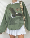 christmas outfit Dodobye Bald Eagle Sweatshirt