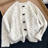 christmas outfit Dodobye Wear the popular style bow knitted cardigan for women's autumn and winter Korean sweater jacket ins women clothing y2k tops emo