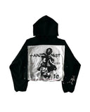 Dodobye Streetwear Zip Hoodies Camo Embroidered Sequins Y2K Womens Clothes Hip Hop Retro Harajuku Gothic Punk Cropped Hoodies Sweatshirt