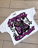 Dodobye 90s Streetwear Hip hop American street fashion personality anime print short sleeve oversized T-shirt men Harajuku retro casual loose y2k top