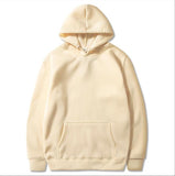 christmas outfit Dodobye Oversized Solid Color Pullover Hoodie