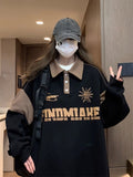 christmas outfit Dodobye Oversize couple sweatshirts for men and women with contrasting colors, Korean version, versatile spring and autumn style y2k top