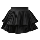 Dodobye Outwear Korean Fashion Skirt Sets Women Casual Elegant Knitted Crop Tops + Sweet Kawaii Black Y2k Mini Skirt 2025 Spring Chic