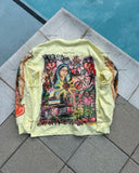 Dodobye Y2K Harajuku Retro Trendy Top European and American Gothic Punk Style Printed Pullover Men Rock Street Oversized Graphic T-shirt 1226