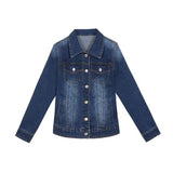 Dodobye 2025 New Short Denim Jackets Women Coat Wash Long Sleeve Vintage Casual Jean Jacket Bomber Denim Coat 3Xl 5Xl P326