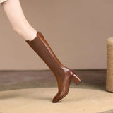 Dodobye Knee Thigh High Sock Boots Woman Winter 2025  Boot New in  Long Shoes for Women Elegant Autumn Brown Wedges Elastic Hot