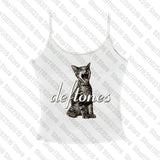 Dodobye Aesthetic Short Sleeve T-Shirt Y2k Clothes Gothic Emo Girl Croped Tops Fun Kitten Print Vintage Women Casual Baby Tee Streetwear