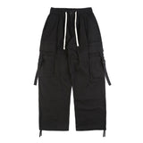 Dodobye 2025 Four Season New American Wide Leg Work Pants, Loose Straight Leg Casual Men'S And Women'S Paratroopers, Retro Pants