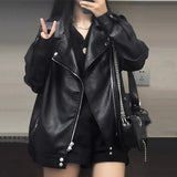 thanksgiving outfit Dodobye Maillard Leather Jacket Women's Autumn/winter Motorcycle Crop Top Black Cotton Thickened Vest Petite Size Fashion