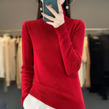 Black Friday Dodobye Casual Simple Knitted Solid Turtleneck Women Korean Slim Fit Warm Soft Pullover Sweaters Female Autumn Chic Daily Knitwear