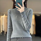 Black Friday Dodobye Casual Simple Knitted Solid Turtleneck Women Korean Slim Fit Warm Soft Pullover Sweaters Female Autumn Chic Daily Knitwear