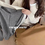 christmas outfit Dodobye 2025 New Cashmere Cardigans Sweater Women O-neck Autumn Winter Cashmere Cardigans Solid Single Breasted Women Cardigans Sweaters