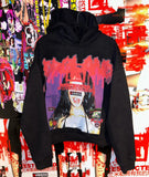 Dodobye Drolandmiller Punk Gothic Hoodies Women Goth Streetwear Tops Grunge Couples Harajuku Sweatshirt Oversized Hoodie Y2k Clothes