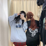 christmas outfit Dodobye Spring new Korean style loose and lazy three arctic bears embroidered sweatshirt women's trendy ins pullover long-sleeved top