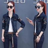 Dodobye 2025 New Short Denim Jackets Women Coat Wash Long Sleeve Vintage Casual Jean Jacket Bomber Denim Coat 3Xl 5Xl P326