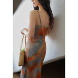 Dodobye Art Sunrise Strap Dress