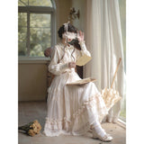 Dodobye Bisque Doll Tulle Jumper Skirt And Ruffle Blouse (Pre-Order Item: Shipped Within 30 Days)