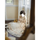 Dodobye Bisque Doll Tulle Jumper Skirt And Ruffle Blouse (Pre-Order Item: Shipped Within 30 Days)