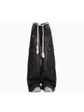 Dodobye Women's Black Gothic Y2k Baggy Jeans Japanese 2000s Style Oversize Denim Trousers Harajuku Vintage Jean Pants Emo Trashy Clothes