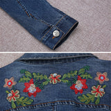 Dodobye 2025 Autumn Women Jackets Embroidery Denim Jacket Loose Casual Jeans Jacket Women Coat Outwear Female Jacket 5XL P327