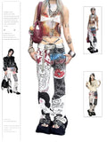 Dodobye Women's White Baggy Graffiti Print Jeans Harajuku Denim Trousers Japanese 2000s Style Y2k Vintage Jean Pants Emo Trashy Clothes